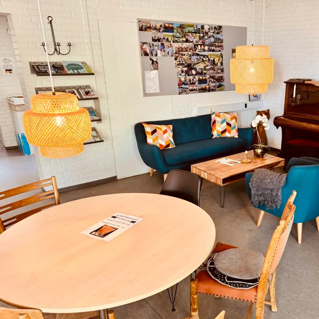 Indretning på Cafebiblioteket