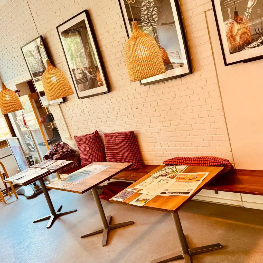 Indretning på Cafebiblioteket
